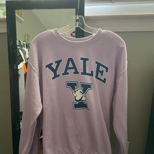 YALE crew neck hoodie